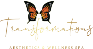 a logo with butterflies on it